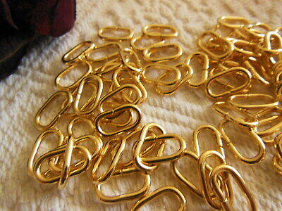 Lot 10 ornements en métal doré boucle passants couture création bijoux T17