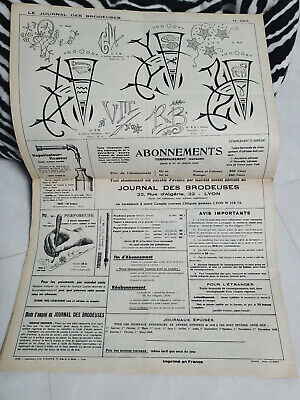 Le journal des brodeuses1950 n° 664 bavoirs corsage col napperon écussons