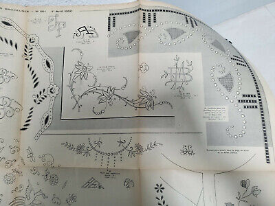 Le journal des brodeuses 1950 n° 661 bavoir coin pochette chemisiers