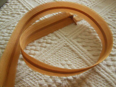 Fermeture éclair 50 cm camel invisible non- séparable A 57 couture robe