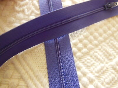 Fermeture éclair 50 cm violet non- séparable A 69 couture robe