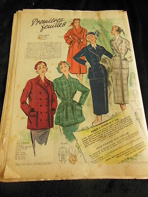 Le petit echo de la mode 1952 n°8 motif au crochet sur lainage couvre théière