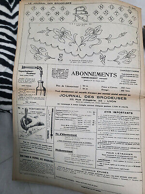Le journal des brodeuses 1950 n° 665 motifs lingerie monogramme 3 lettres