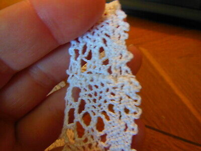Dentelle ancienne coton grande longueur 8 mètres 60 sur 2,9 cm T3-43