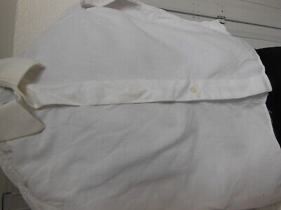 Chemise ancienne vintage enfant rayé retro manche garçon B7