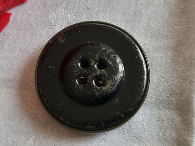 gros bouton ancien en celluloid vert collection diamètre 3,6 cm G6J