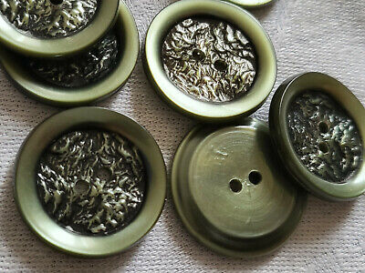 lot 8 lumineux boutons vintage cœur travaillé diamètre: 2,1 cm réf 4986