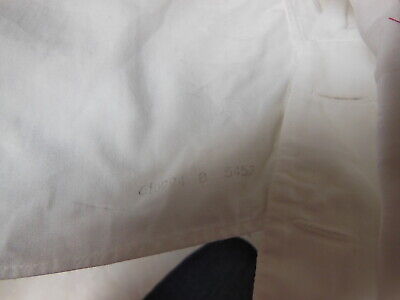 Chemise ancienne vintage enfant rayé retro manche garçon B7
