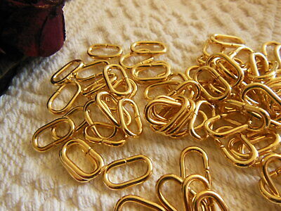 Lot 10 ornements en métal doré boucle passants couture création bijoux T17
