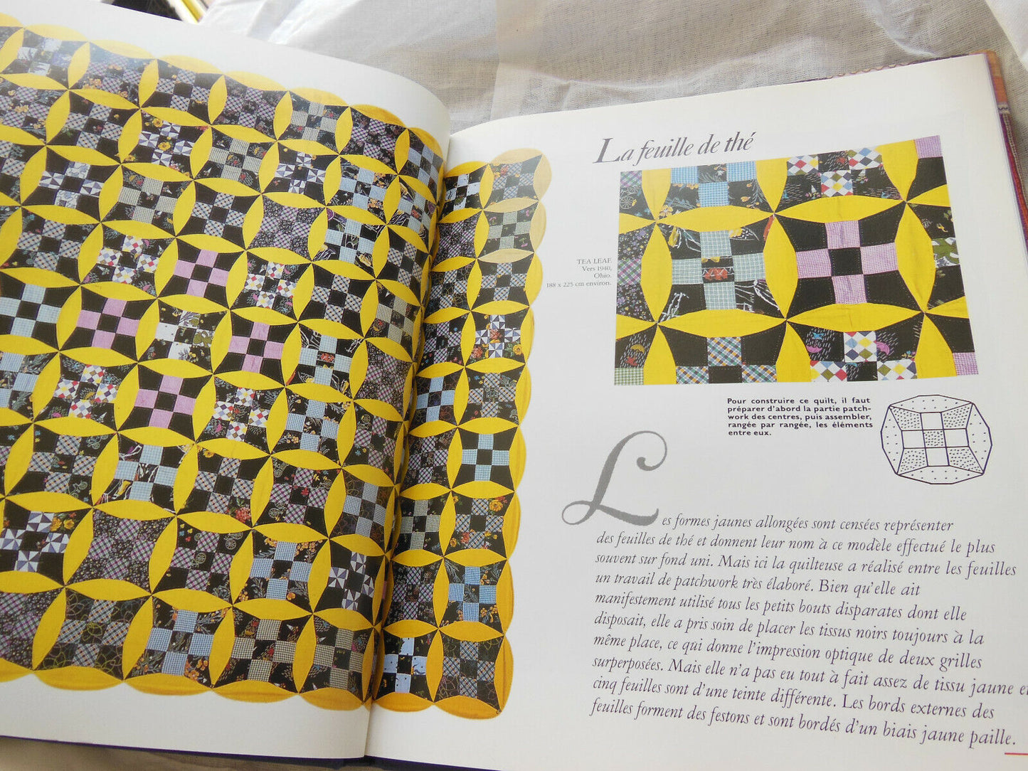 le livre des PATCHWORKS modes et travaux technique modele l'art