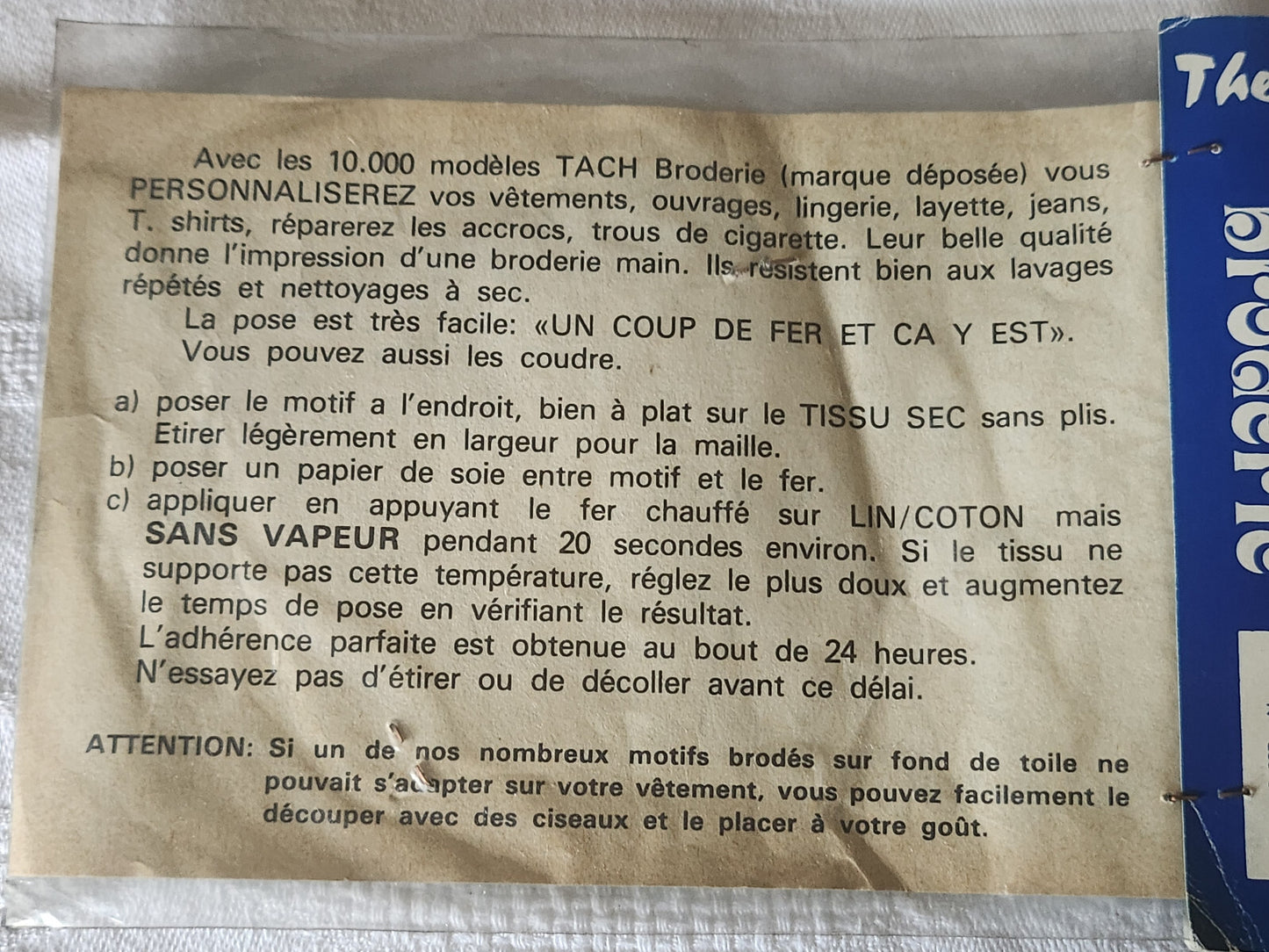 Ancien patch vintage thermocollant "USA" broderie customisation