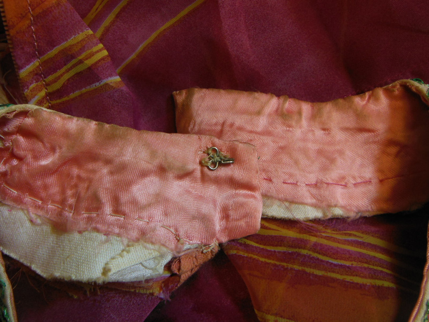 Pur vintage robe longue de plage paillette broderie main taille 36 / 38 ? B1