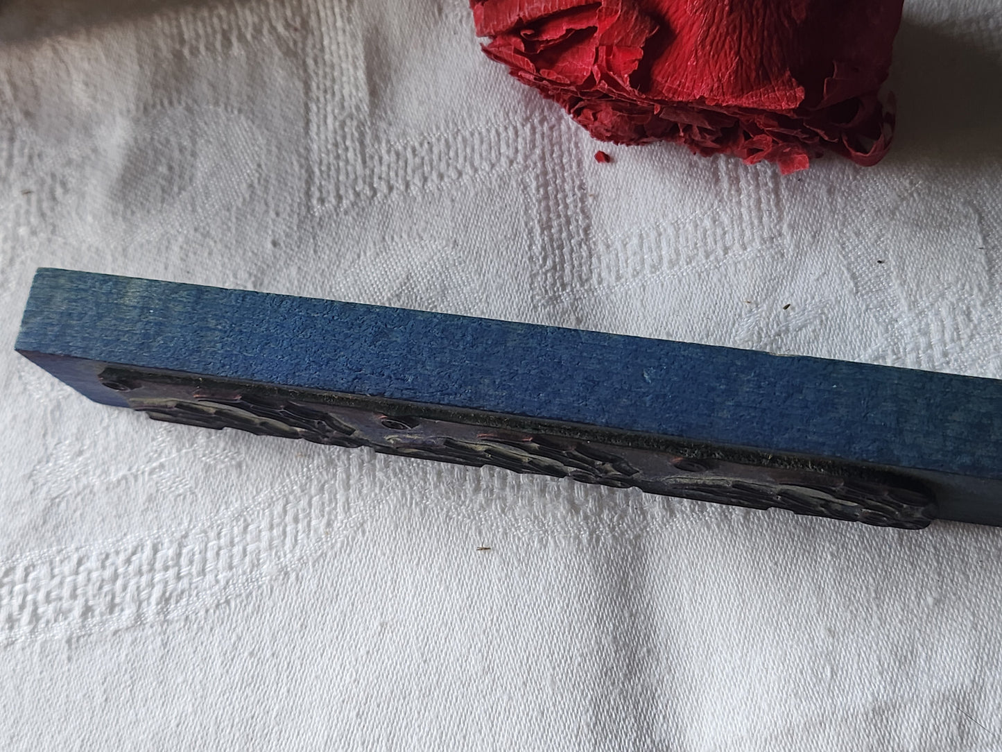 Tampon ancien frise idéale lguirlande de houx collection 16 cm n°61