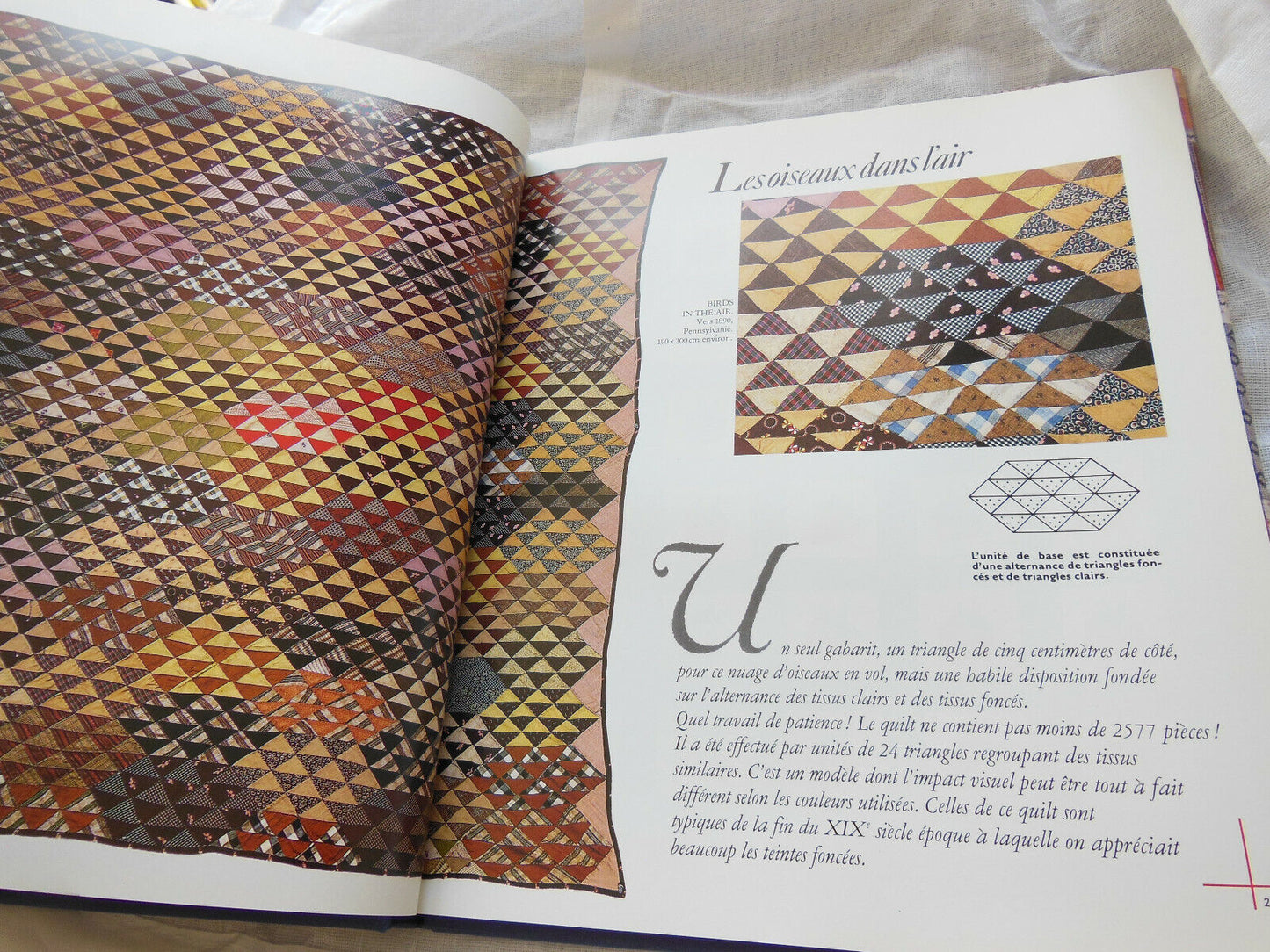 le livre des PATCHWORKS modes et travaux technique modele l'art