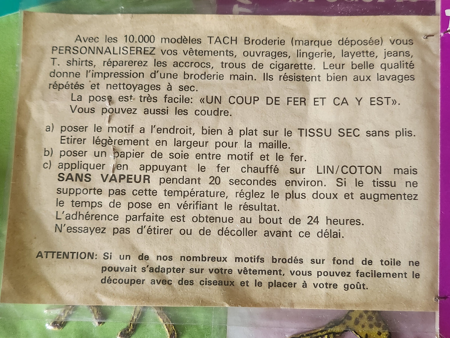 lot 3 anciens patch vintage thermocollant "girafe" broderie customisation