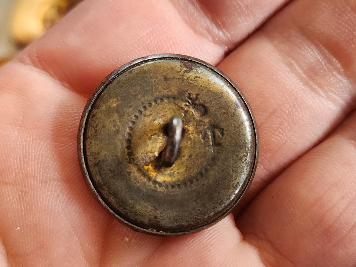 Gros bouton anciens de chasse venerie lapins 2,5 cm G19A
