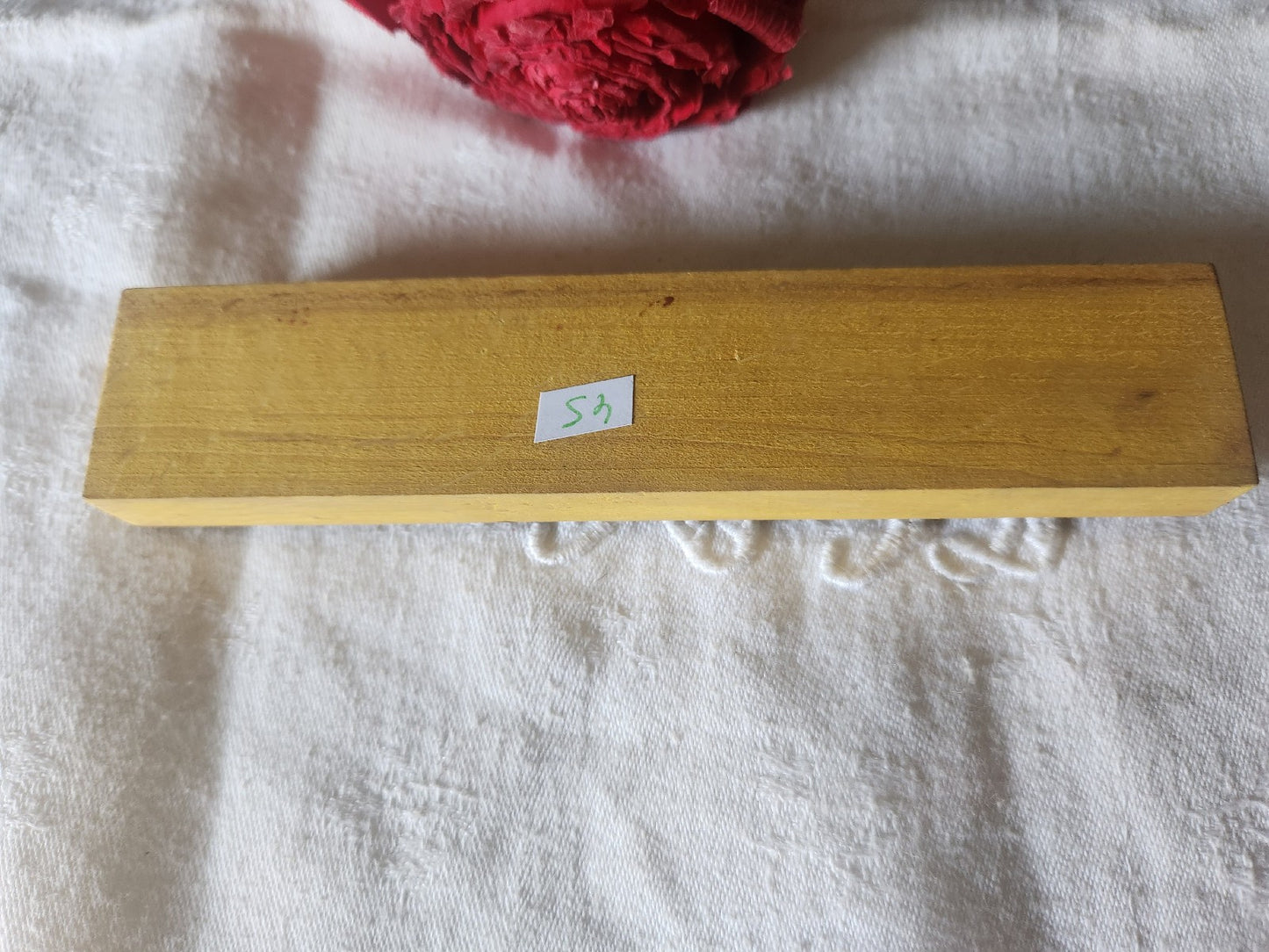 Tampon ancien frise idéale broderie jardin arroser collection 16 cm n°45-2