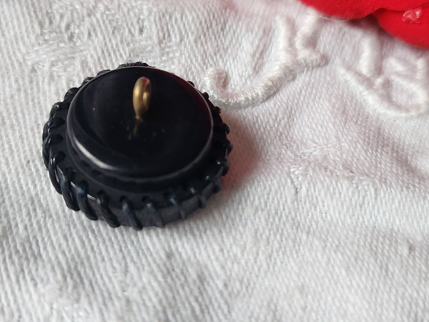 Collection bouton ancien 2 parties cousues original 2,2 cm D16I