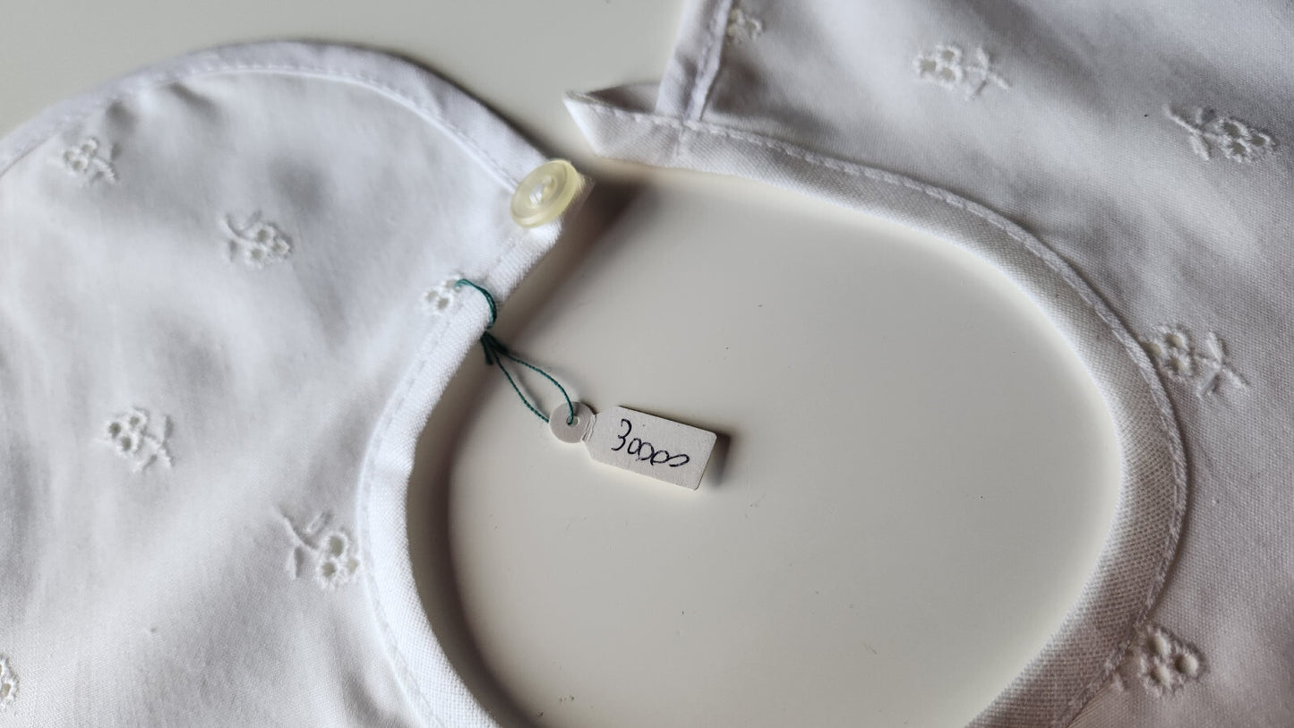 Ancien col tissu ajouré enfant dentelle B1-34