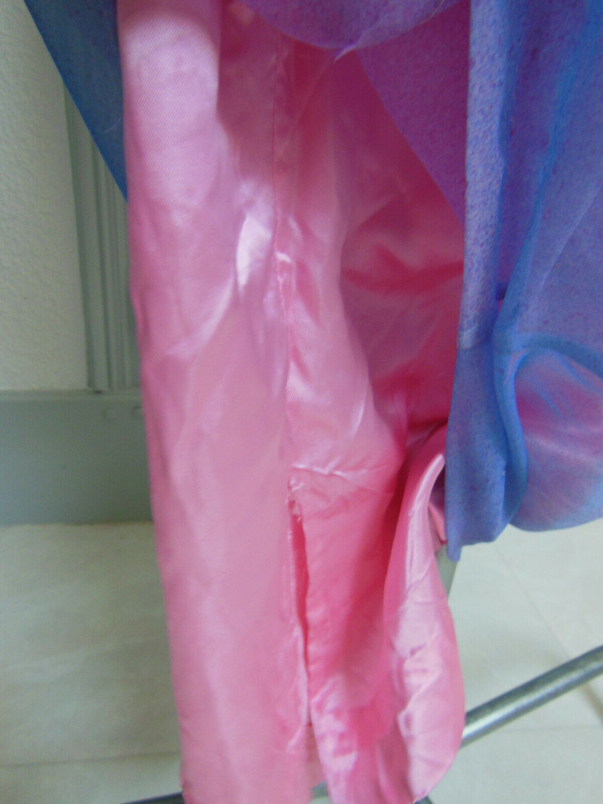 Pur vintage robe longue chemise de nuit? année 60 damasT34/36? B5