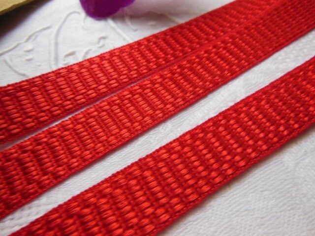 Galon vintage lumineux rouge 5 mètres sur 1,5 cm A3