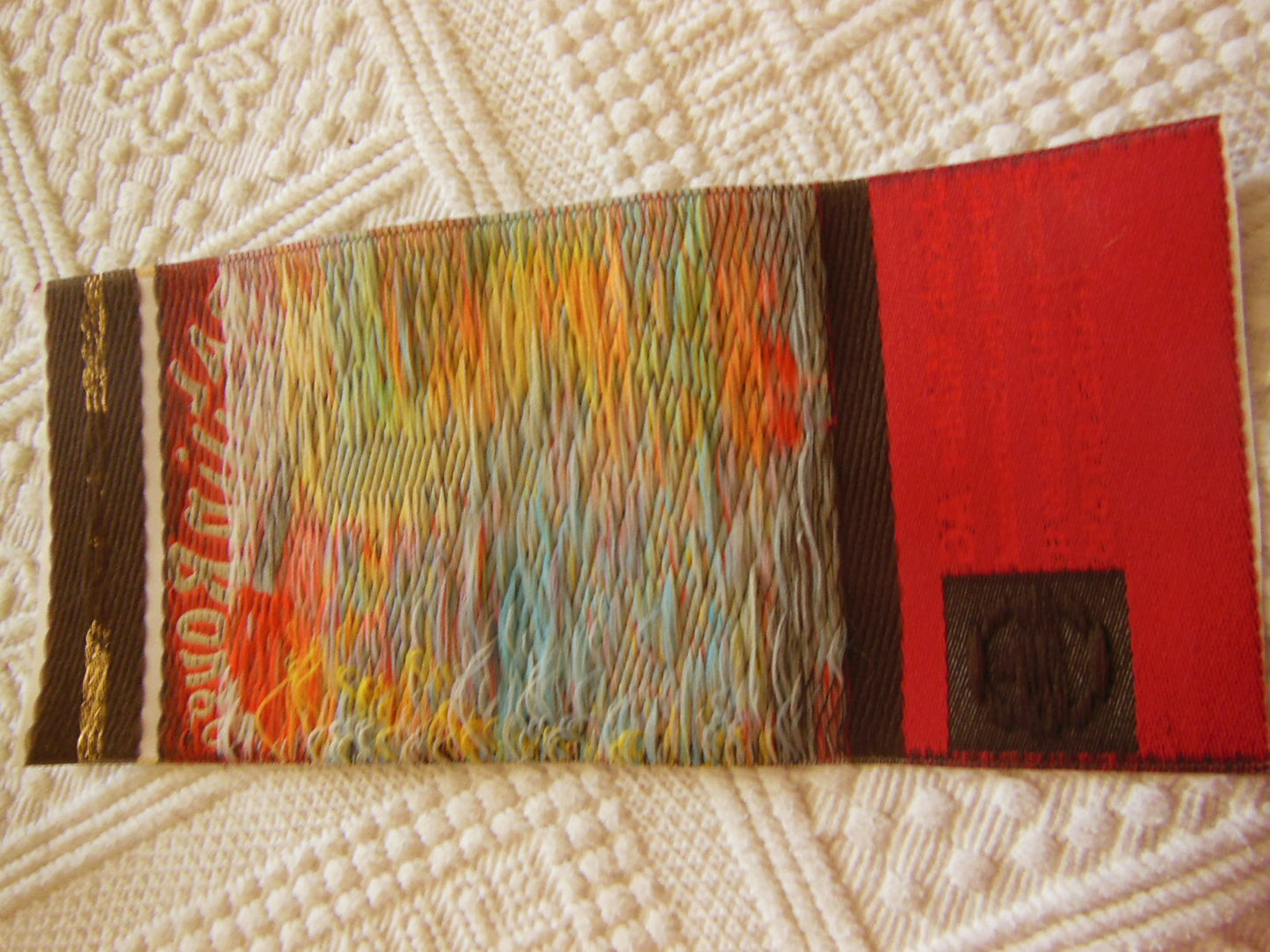 Customisation mercerie ornement tissu grand moulin rouge 22 cm T1 n°2
