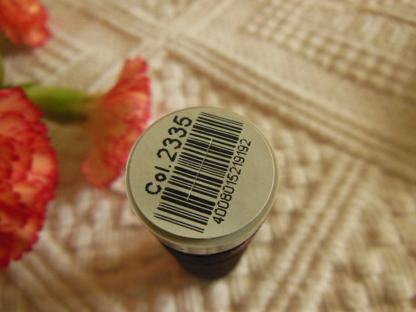 Bobine fil à broder Gutermann 200 marron lumineux col 2335 couture