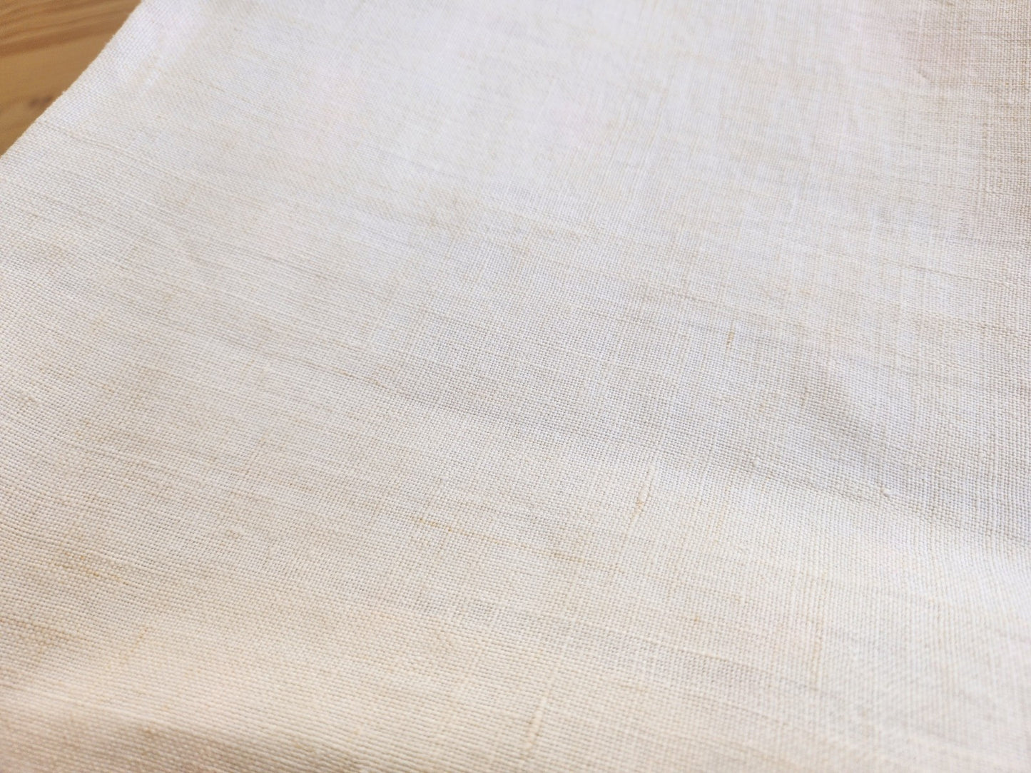 Ancien drap monogramme AD épais en deux lés 185 cm sur 280 cm B7