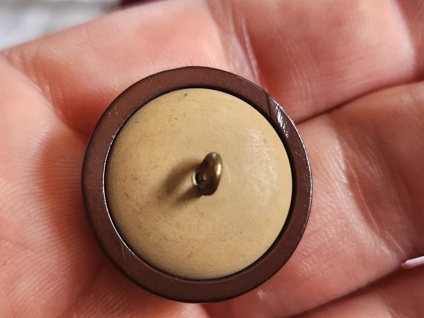 Collection bouton ancien effet dentelle bimatiere 2,4 cm G19B