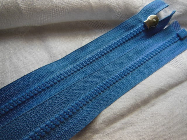 Fermeture éclair 50 cm bleu séparable blouson manteau veste A 43