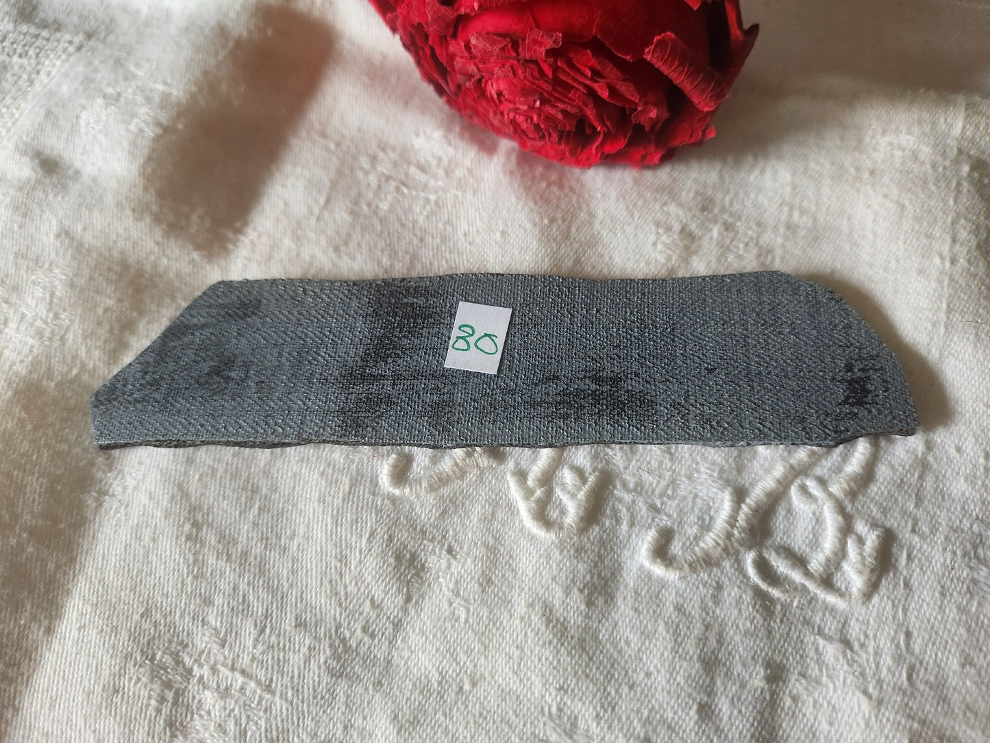 Tampon ancien sans support frise broderie collection couronnes noeud n°30-2