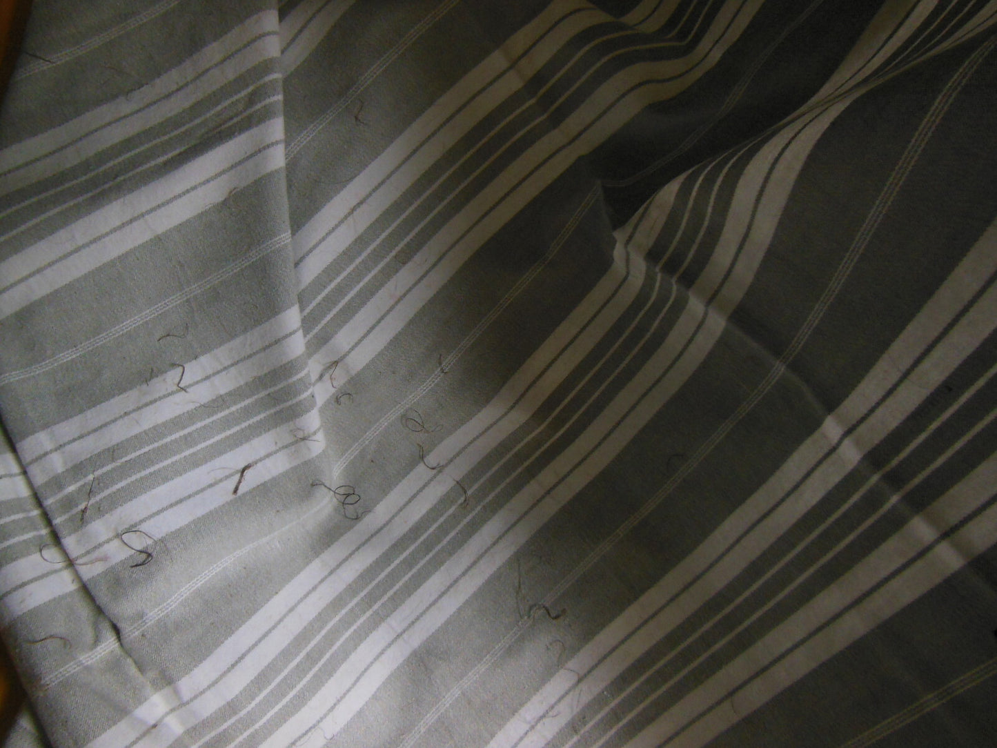 Ancienne toile matelas 1 mètre 40 sur 1 m 70 récup couture coupon tissu B6