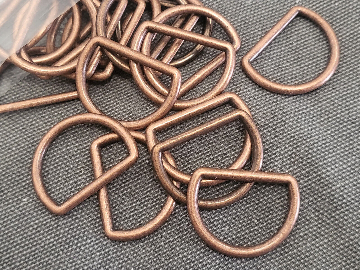 Lot 10 ornements en métal boucle passants couture création bijoux T17