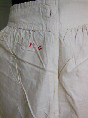 Ancienne culotte fendue panty monogramme MG à nettoyer  ou détourner   B1