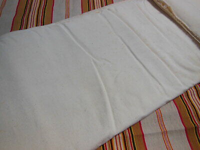 Ancienne toile bi tissu grande longueur  3 m 10 sur 2 m 20 B1