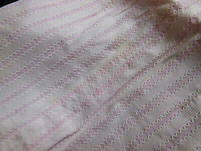 Robe ancienne grande poupée enfant rose dentelle vintage à nettoyer B1