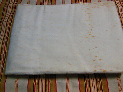 Ancienne toile bi tissu grande longueur  3 m 10 sur 2 m 20 B1