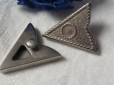 Duo ornements anciens à visser argenté triangle lourd Duo ornements anciens G19D