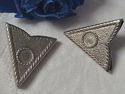 Duo ornements anciens à visser argenté triangle lourd Duo ornements anciens G19D