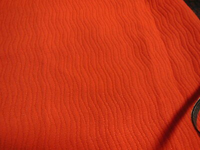 Robe ancienne fillette vintage petite fille enfant grande poupée orange B1