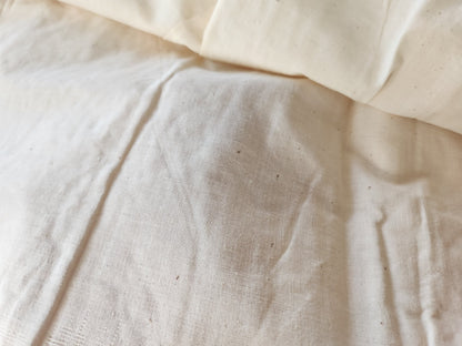 Grand coupon de tissu fin teinte  bi  coton fin?  étamine? 5m 50 sur 99 cm B3