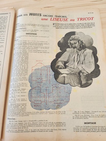Le petit echo de la mode 1948 n°6 a tables les touts petits  notes d'élégance