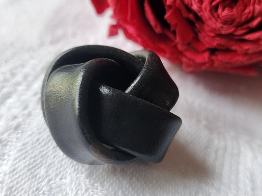 collection bouton ancien en cuir original 2,7 cm gros G13P