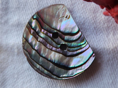 Collection bouton ancien en nacre mordoré demi sphere 2,7 cm D13N