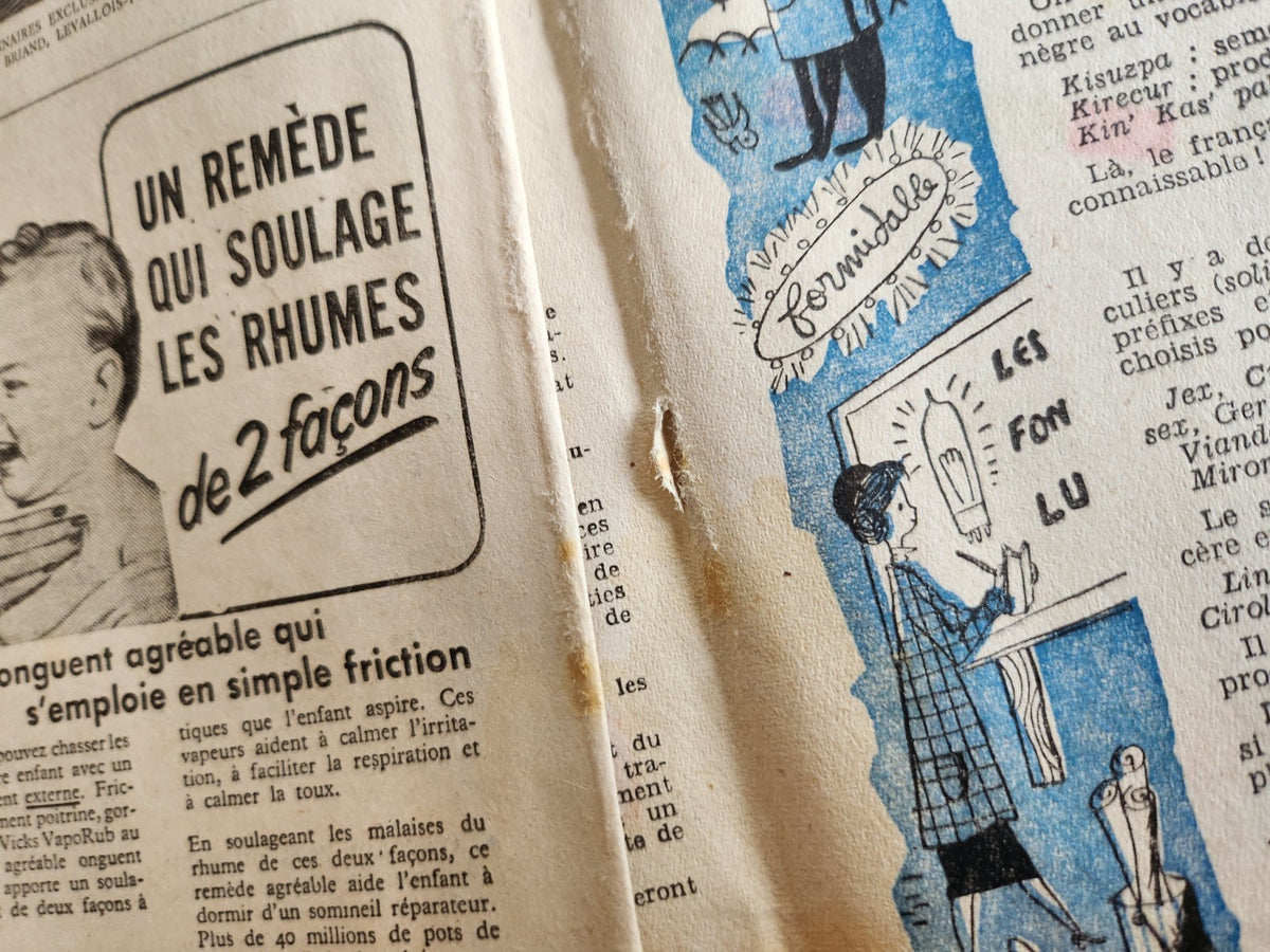 Le petit echo de la mode 1954 n°5  la maison Joyeuse idée pas cher  les canards