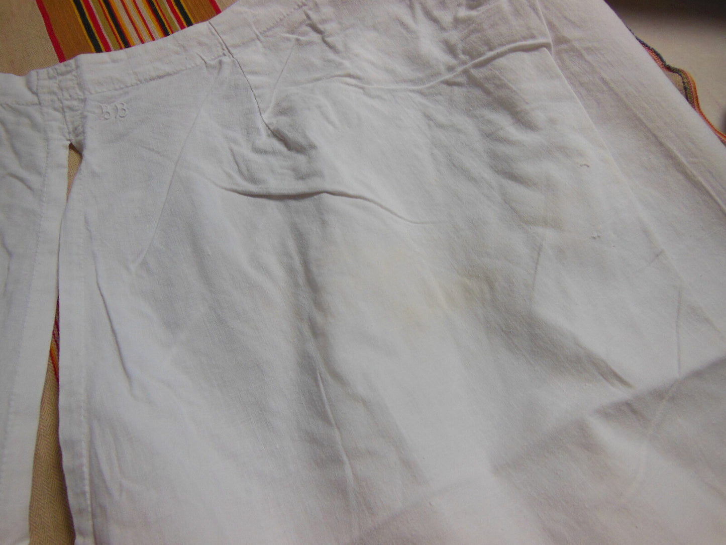 Ancienne culotte fendue panty monogramme BB à nettoyer  ou detourner   B1