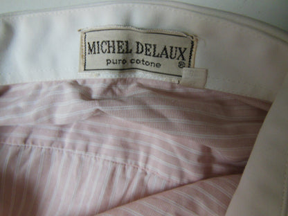 Pur vintage jolie chemise ancienne rayé rose  ideal avec jean  38? ref PORT