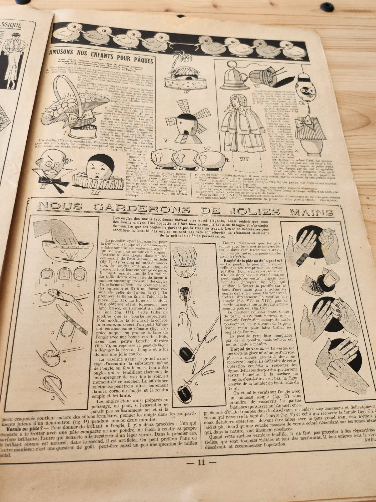 La mode française journal avril 1935 n°16 patrons conseils coupe Pâques