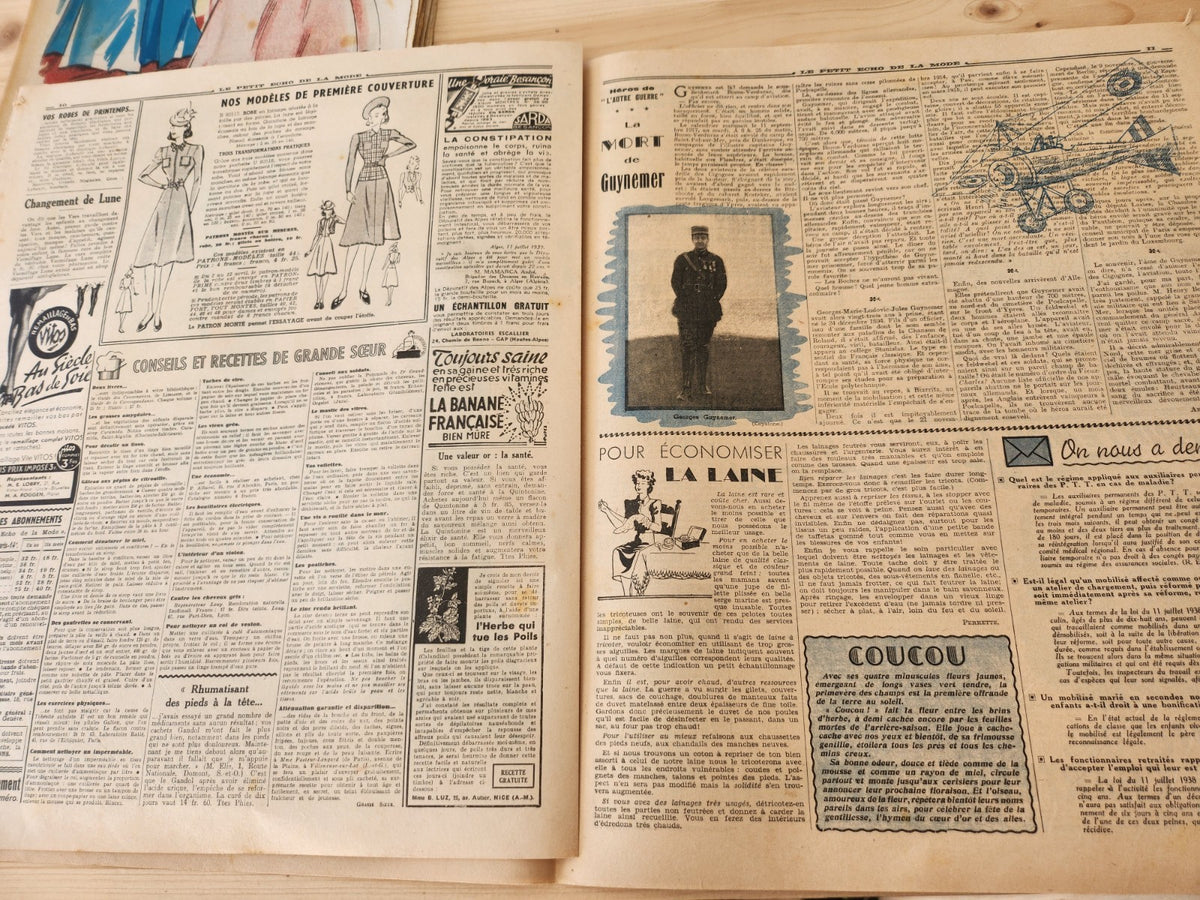 Le petit echo de la mode 1940 n°14 idées printanières revue mode française
