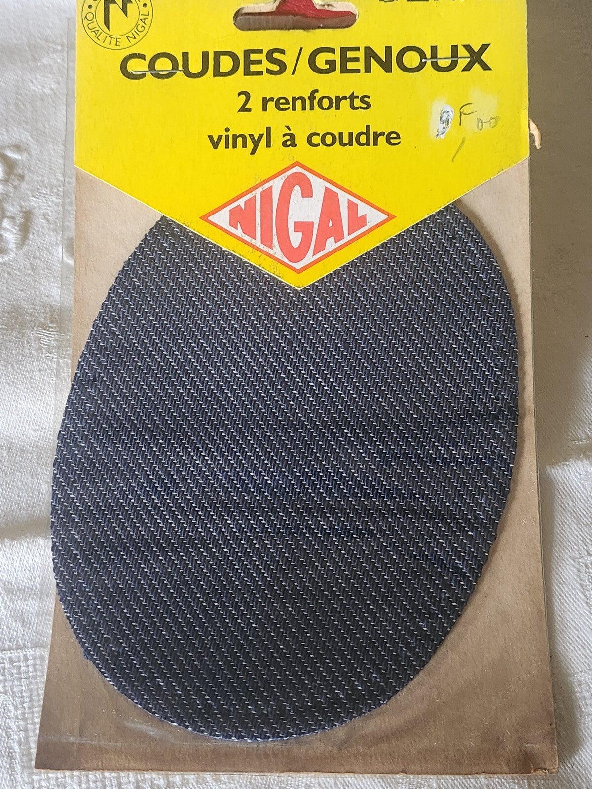 coudes et genoux patches renforts protége vintage ancien jean Nigal